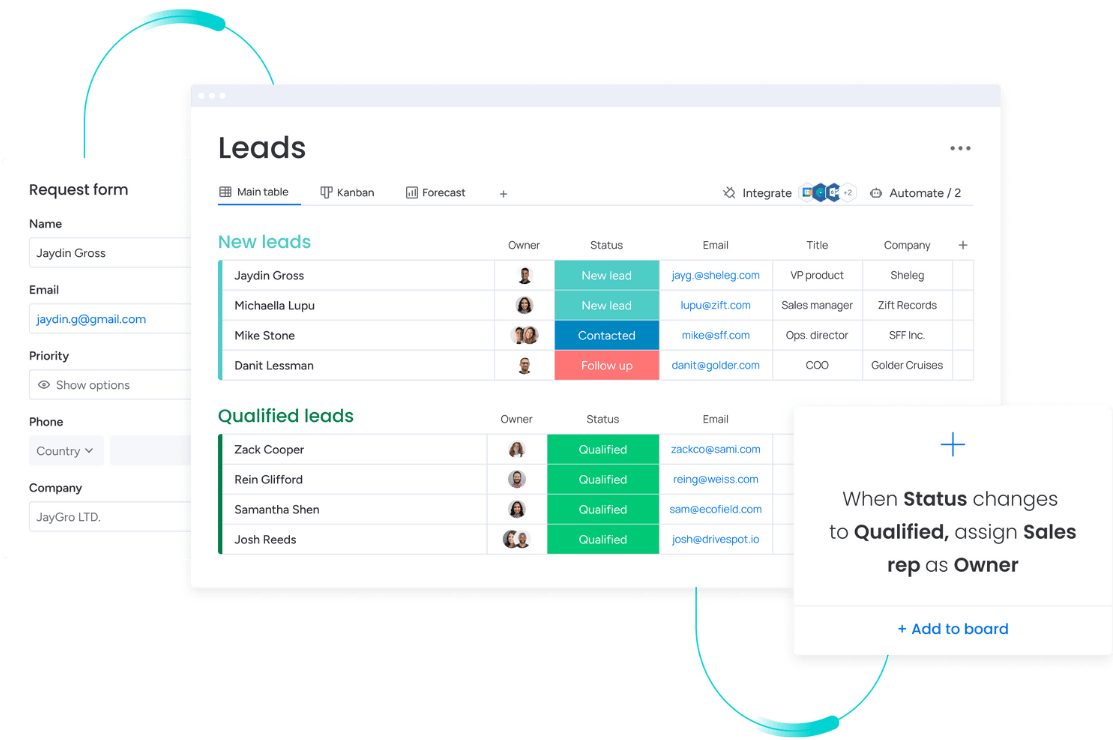 CRM oplossing